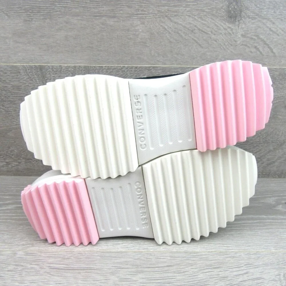 Converse Run Star Hike HI "Love" Sneakers Women's Size 7.5 Black Red NEW - Picture 13 of 16